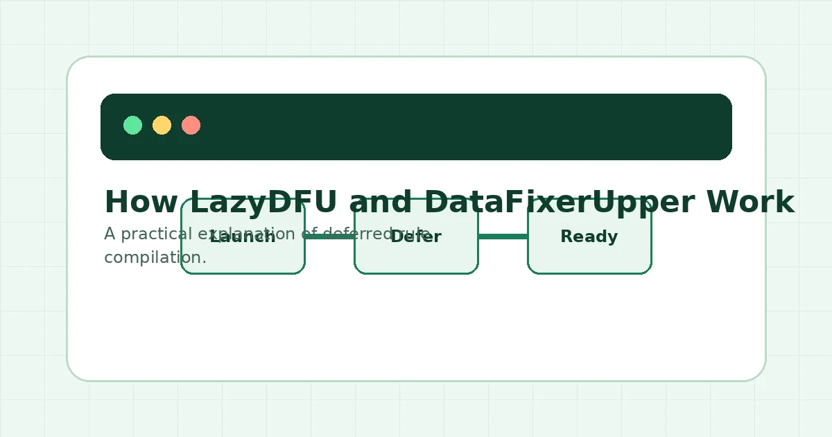 Vanilla DataFixerUpper and LazyDFU startup comparison